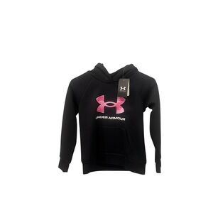 Under Armour Kids Hoodie in Black and Pink